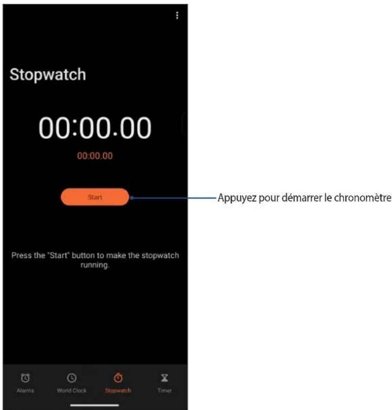ASUS ROG Phone 7 Ultimate - Chronomètre - 1