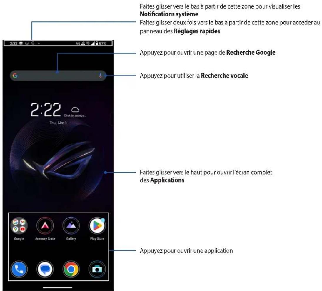 ASUS ROG Phone 7 Ultimate - Accueil - 1