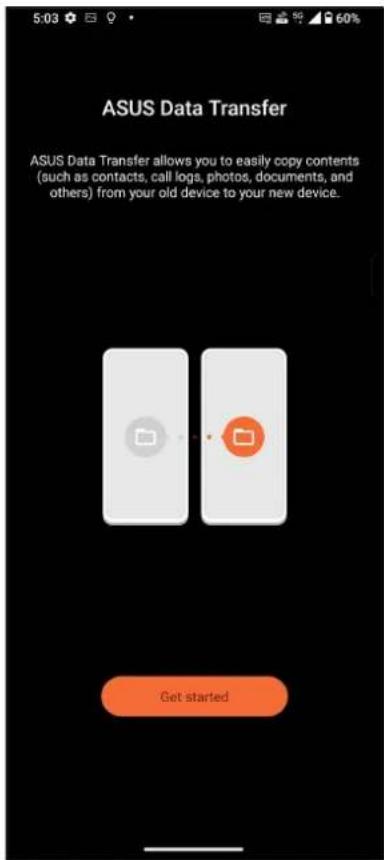 ASUS ROG Phone 7 Ultimate - ASUS Data transfer - 1