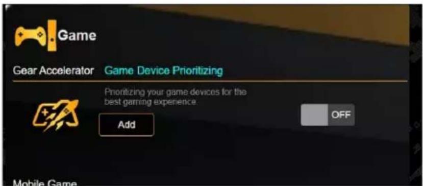 ASUS TUF Gaming AX4200 - Gear Accelerator - 1