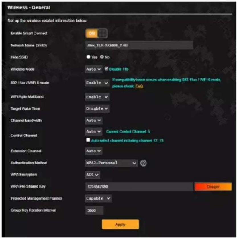ASUS TUF Gaming AX4200 - - Serveur DHCP désactivé : - 2