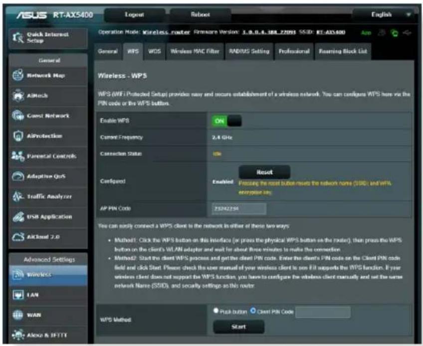 ASUS RT-AX5400 - WPS - 1