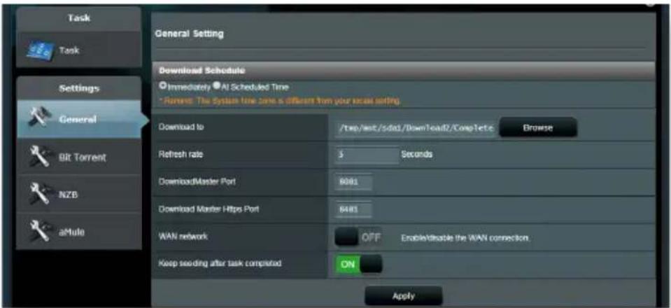 ASUS RT-AX5400 - Pour utiliser Download Master : - 2