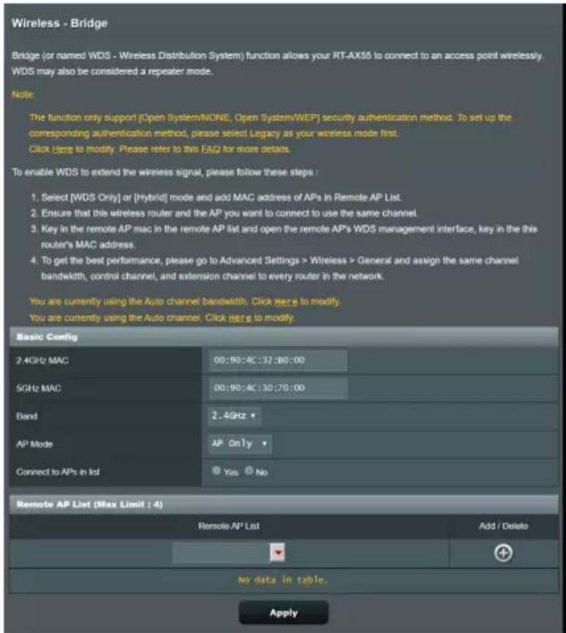 ASUS RT-AX57 - Pontage WDS - 1