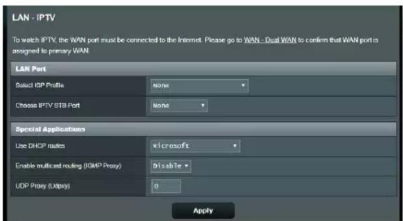 ASUS RT-AX57 - Television sur IP - 1