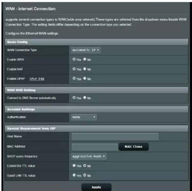 ASUS RT-AX57 - Connexion internet - 1