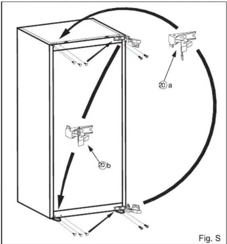 PRIVILEG PRC 12VS1 - Inversion de porte - 1