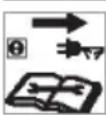 FLYMO Hover Compact 300 - Explanation of Symbols on the product - 5