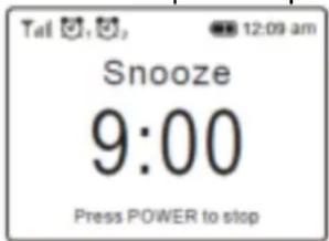 Audizio Rome - Arrêter l'alarme / Activer la function Snooze - 1