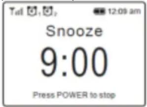 Audizio Rome - Stopping Alarm/Activate the Snooze function - 1