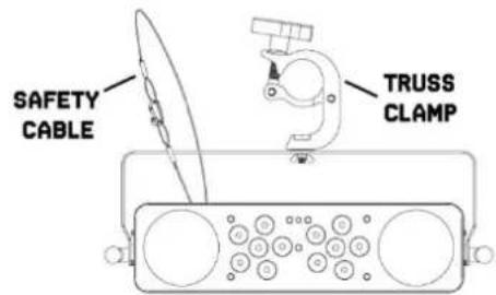 SAFETY CABLE TRUSS CLAMP