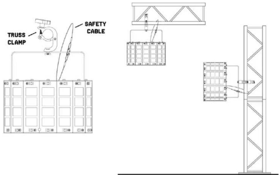 TRUSS CLAMP SAFETY CABLE