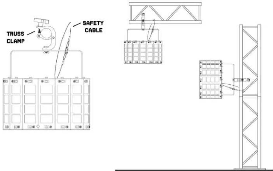TRUSS CLAMP SAFETY CABLE