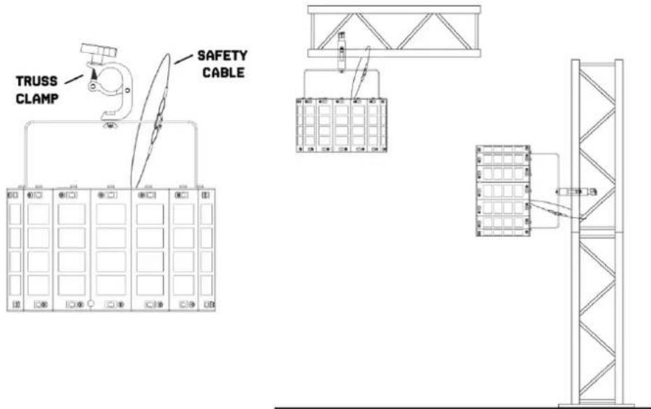 TRUSS CLAMP SAFETY CABLE