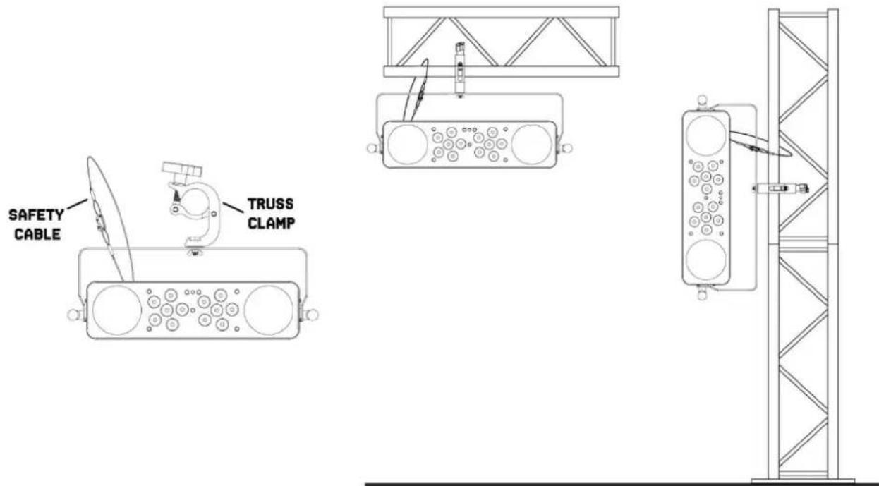 SAFETY CABLE TRUSS CLAMP