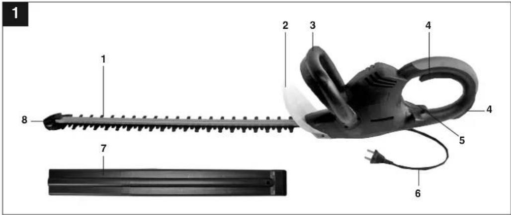 Gardenline GLH 666 - Taille-haie • Tagliasiepi - 2
