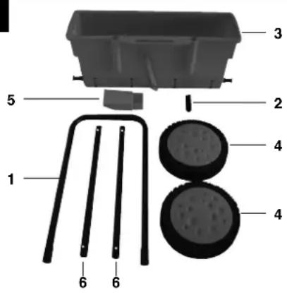 Gardenline GLSW 12 - Epandeuse • Carrello spargitore • Szóró kocsi • Trosilnik - 3