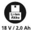 Gardenline GLART 18 Li - HINWEIS! - 11