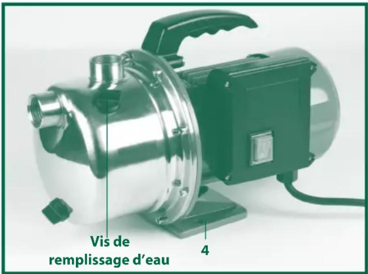 Gardenline GLGP 1008-S - Raccordement de la conduite de refoulement - 2