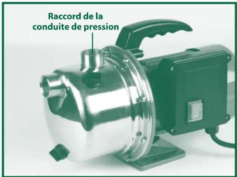 Gardenline GLGP 1008-S - Raccordement de la conduite de refoulement - 1