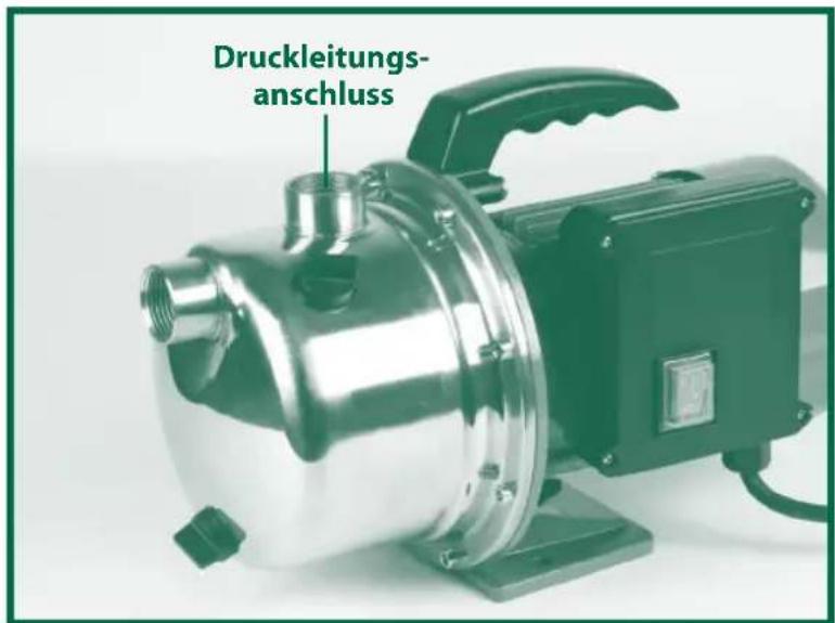 Gardenline GLGP 1008-S - Druckleitungsanschluss - 1