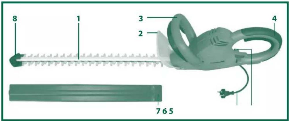 Gardenline GLH 667 - Descrizio - 1
