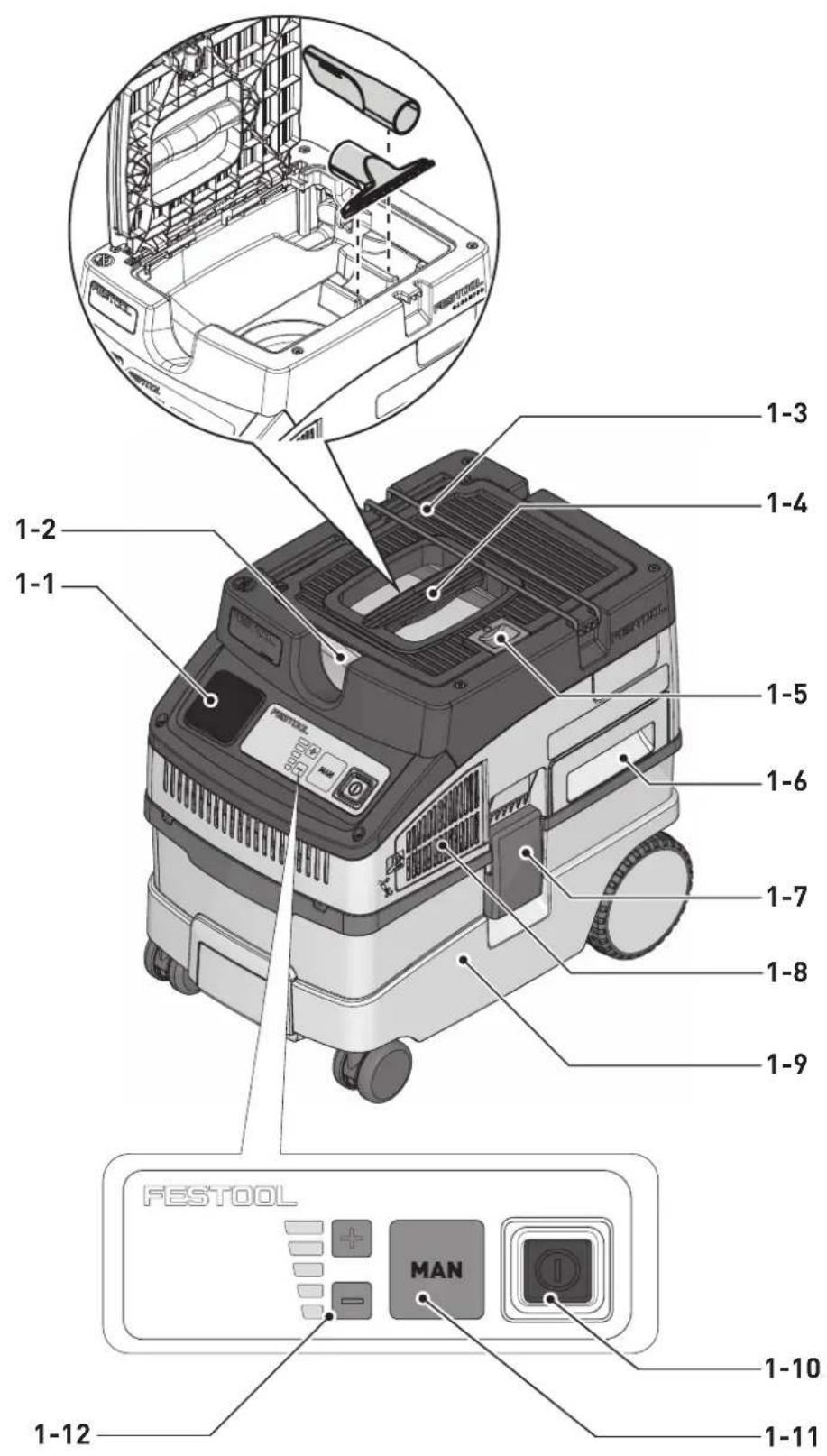 FESTOOL CT 25 E - 1