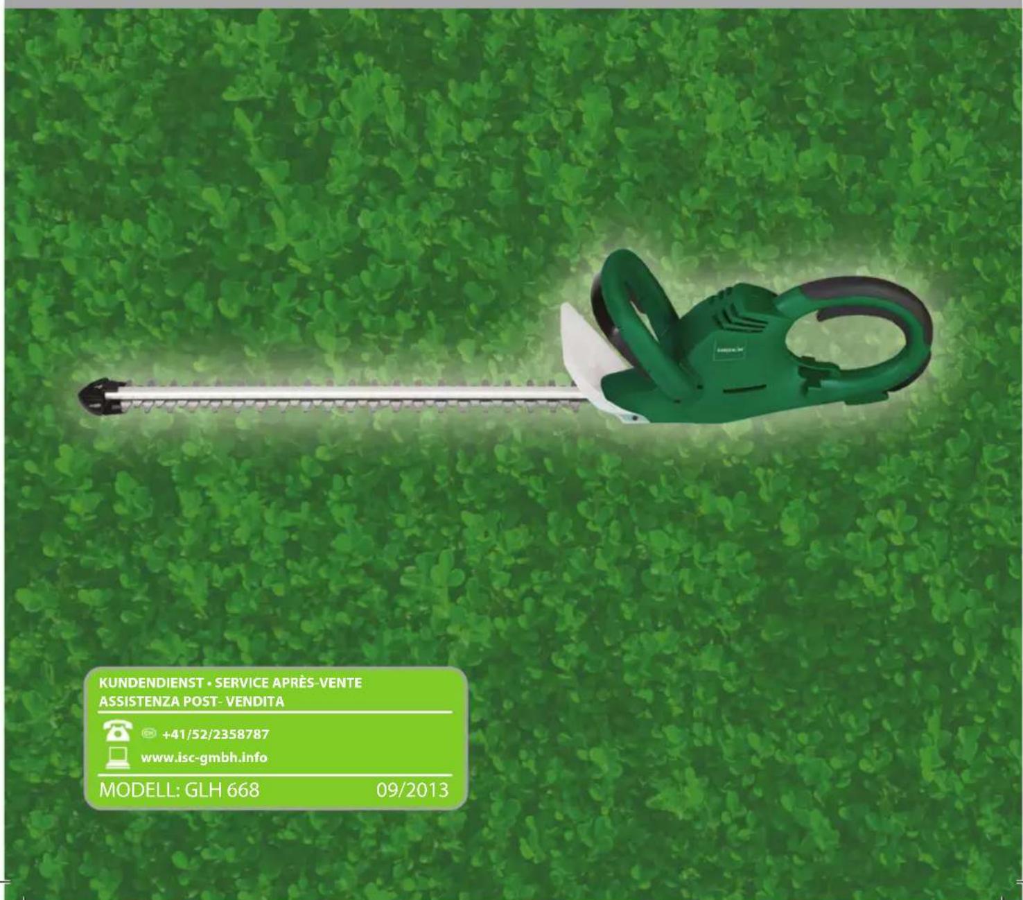 Gardenline GLH 668 - Taille-haie • Tagliasiepi - 1