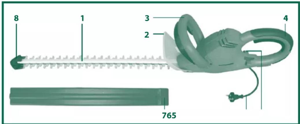 Gardenline GLH 668 - Achtung! - 1
