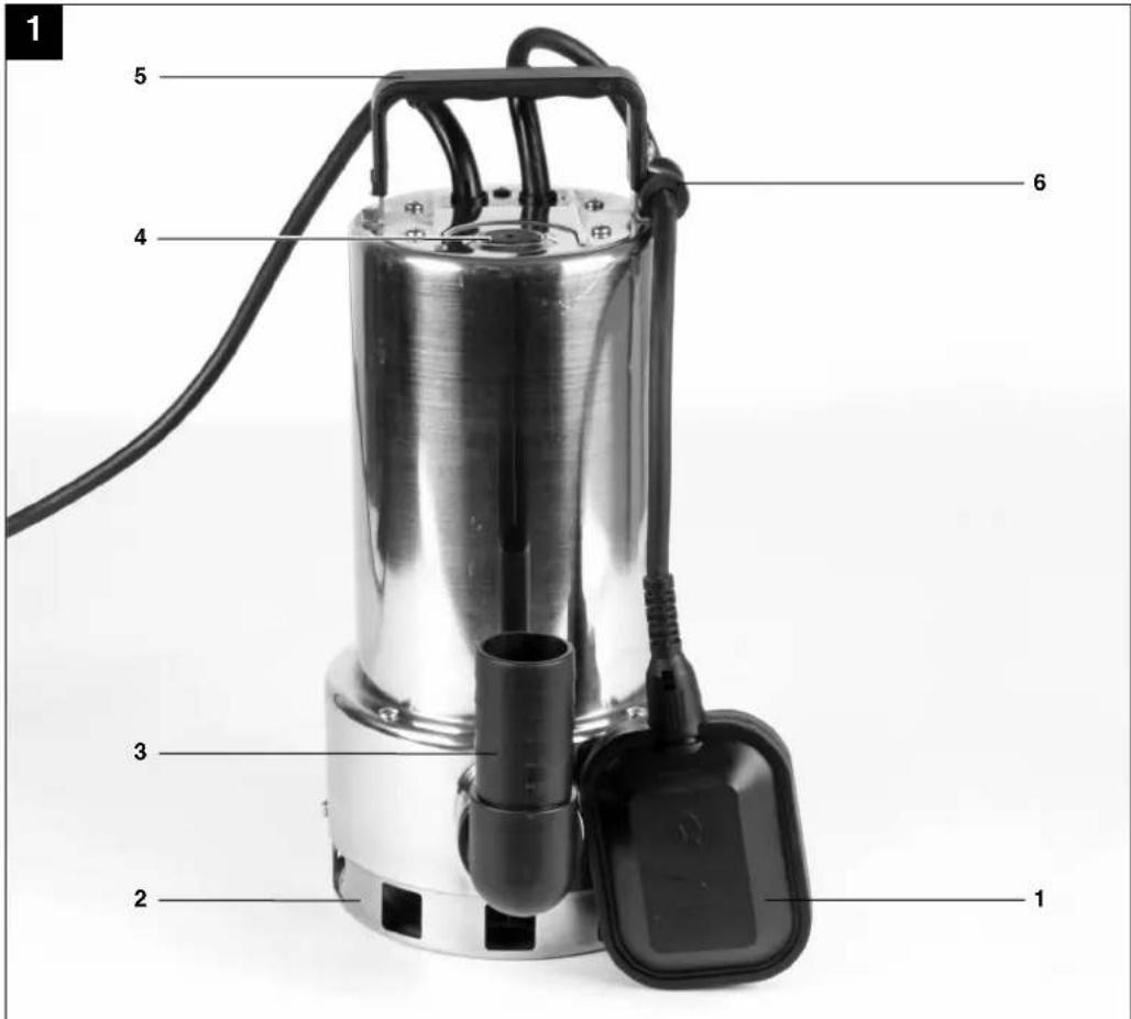 Gardenline GLSP 1006 - Pompe eaux usées • Pompa per acque reflue - 2
