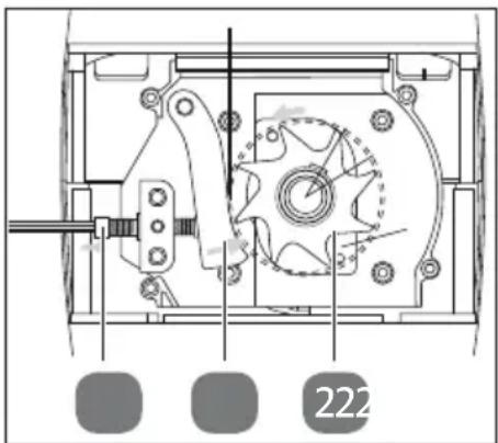 Gardenline GLLH 2549 - Regolazione della controlama - 1