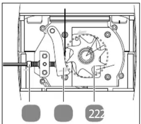 Gardenline GLLH 2548 - Réglage de la contre-lame - 1