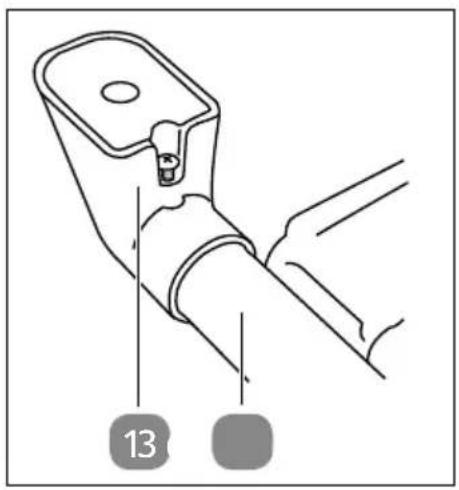 Gardenline GLLH 2548 - Standfüße und Häckselgutfangbox montieren - 1