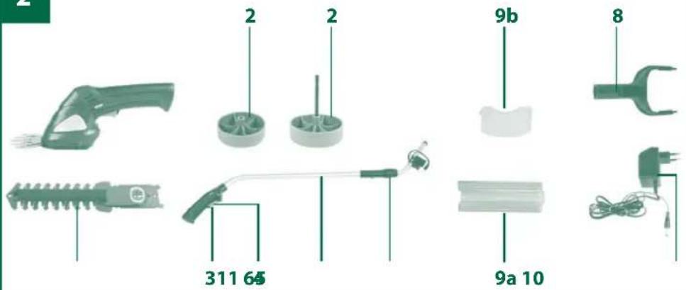 Gardenline GLGS 72 - 3Geräteb - 2
