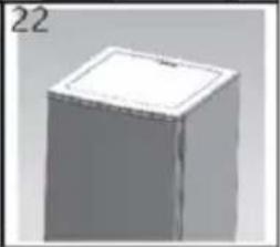 CANDY CUQS 58EWH - Paşii de asamblare (fig. 9.6): - 9