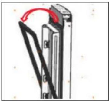 CANDY CUQS 58EWH - Door seal strip remove - 1