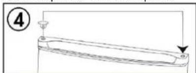 CANDY CCG1L314EW - INSTRUCTIONS POUR L'INVERSION DE LA PORTE - 4