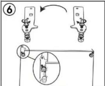 CANDY CCG1L314EW - INSTRUCTIONS POUR L'INVERSION DE LA PORTE - 6