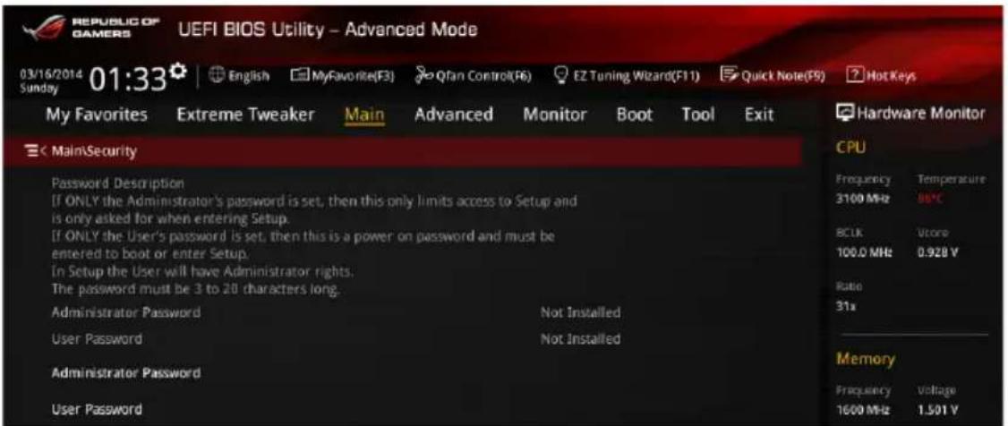 ASUS Maximus VII Formula/Watch Dogs - Security (Sécurité) - 1