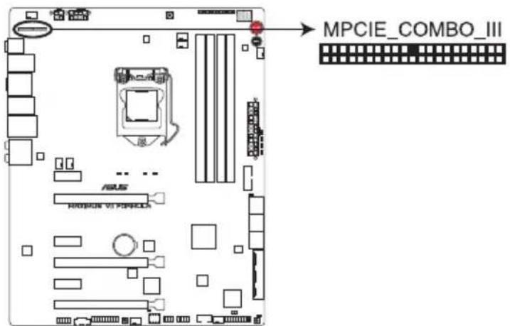 ASUS Maximus VII Formula/Watch Dogs - Connecteur mPCIe Combo III (42-1 pin MPCIE\_COMBO\_III) - 1