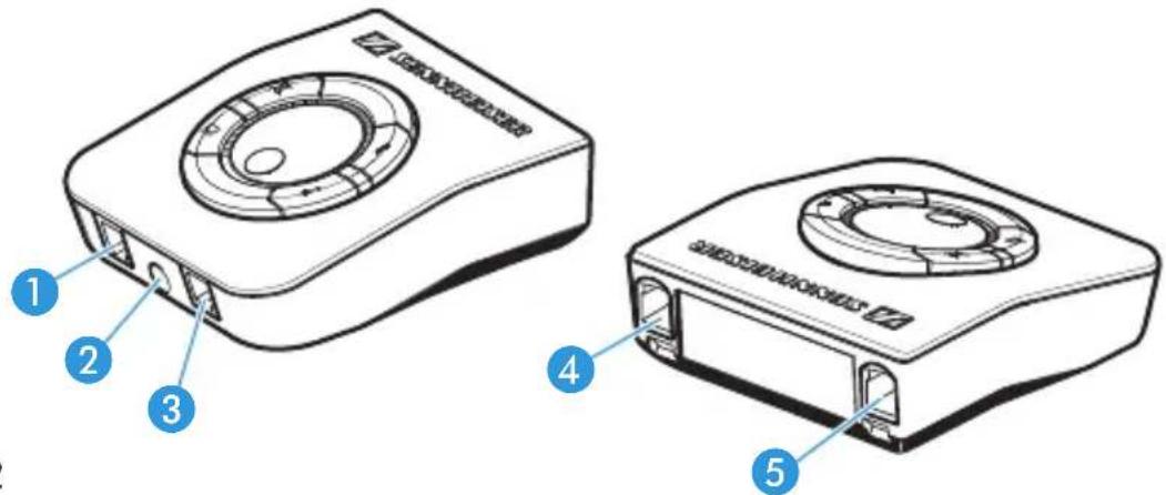 SENNHEISER UI 760 - Aansluitcontacten - 1