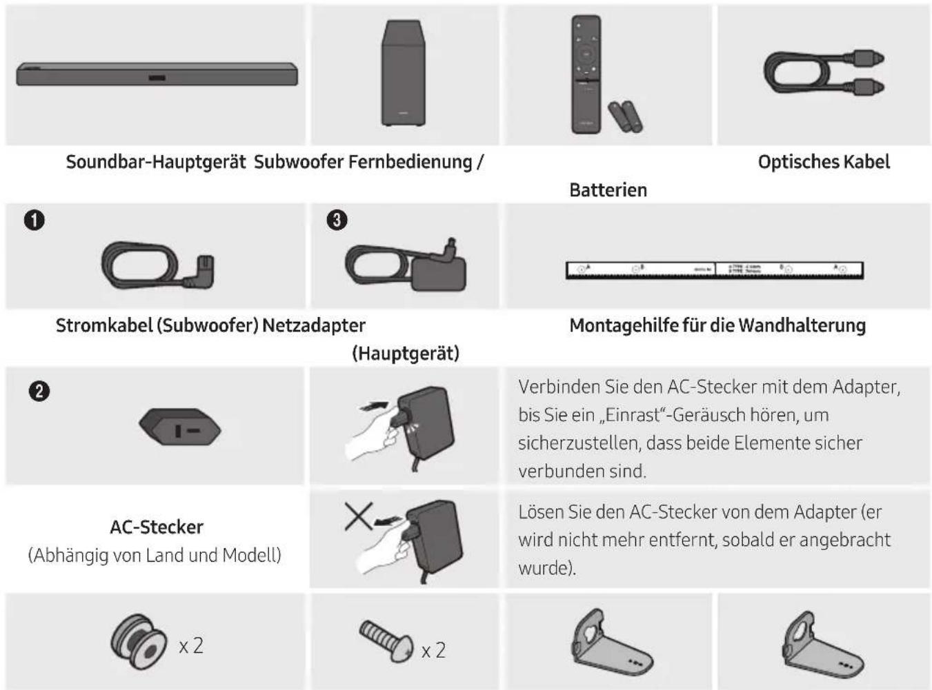 SAMSUNG HW-B430 - ÜBERPRÜFEN DER KOMPONENTEN - 1