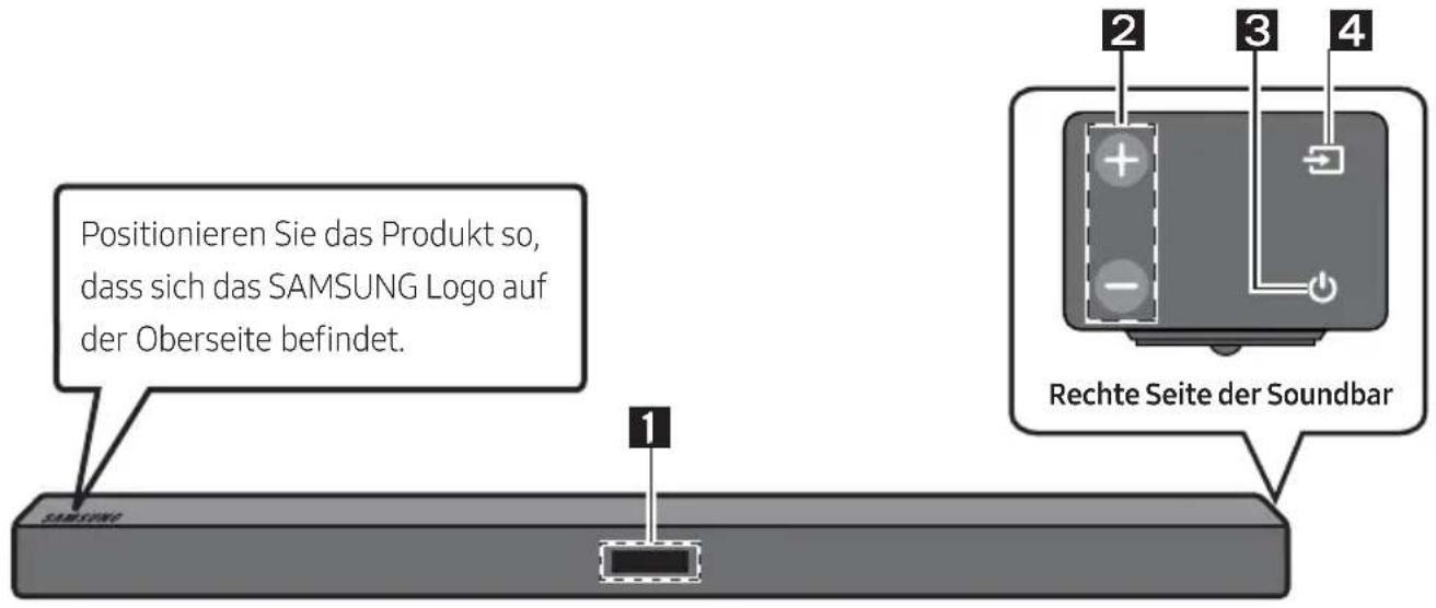 SAMSUNG HW-B430 - Einlegen der Batterien vor der Verwendung der Fernbedienung (AA-Batterien X 2) - 2