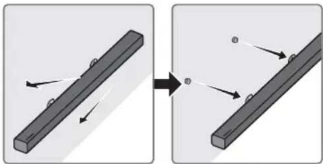 SAMSUNG HW-B430 - Detaching the Soundbar from the Wall - 1