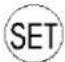 CombiSteel 7450.0027 - Display set temperature: - 1