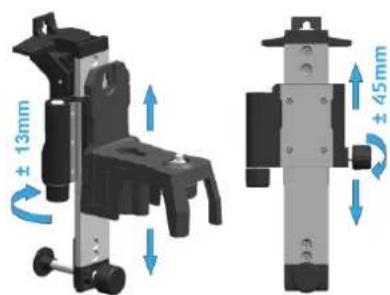 MAKITA SK106GD - Utilisation des adaptateurs et du support mural - 3