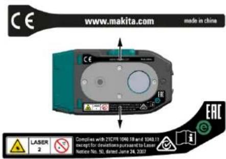 MAKITA SK106GD - ATTENZIONE - 2
