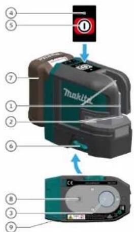 MAKITA SK106GD - Vue d'ensemble - 1