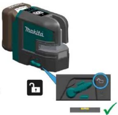 MAKITA SK106GD - Livellamento sbloccato - 1