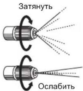 Затянуть Ослабить